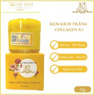 Kem Kích Trắng Collagen X3 Đông Anh (25g) Chính Hãng, Nâng Tone Da, Ngăn Ngừa Lão Hóa